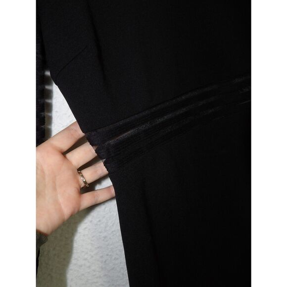 NWT Lulu's Perfect Striped Mesh Bodycon Black Lined Dress 251034 | Small - Picture 10 of 13